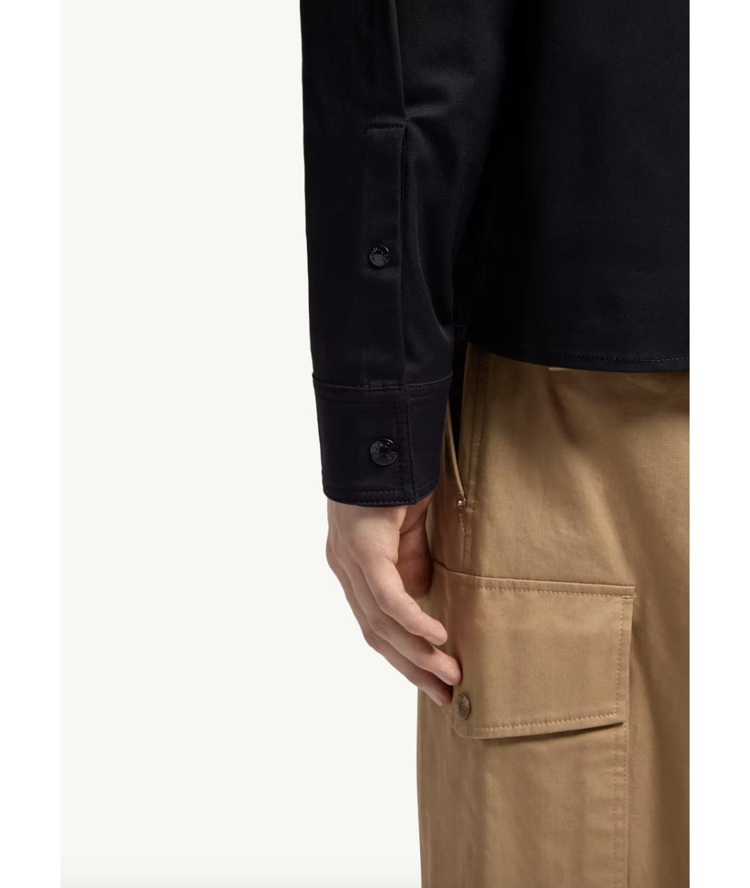 MONCLER Темно-синяя хлопковая куртка, фото 6