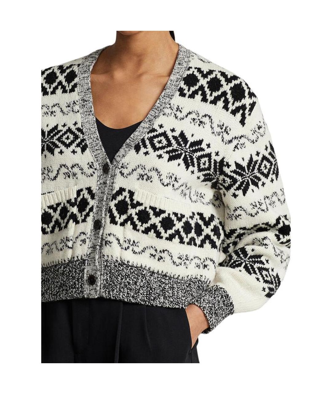 POLO RALPH LAUREN Белый кардиган, фото 5