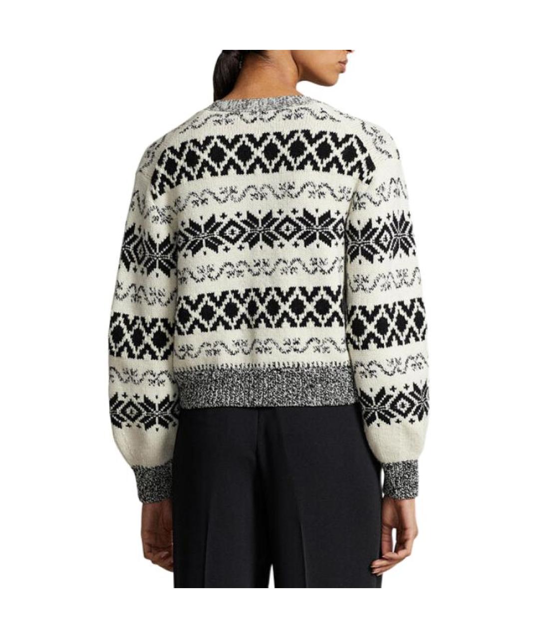 POLO RALPH LAUREN Белый кардиган, фото 4