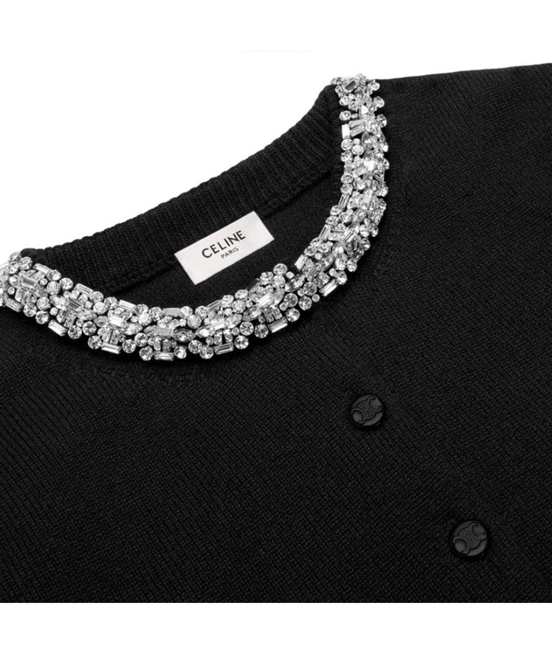 CELINE Черный джемпер / свитер, фото 6