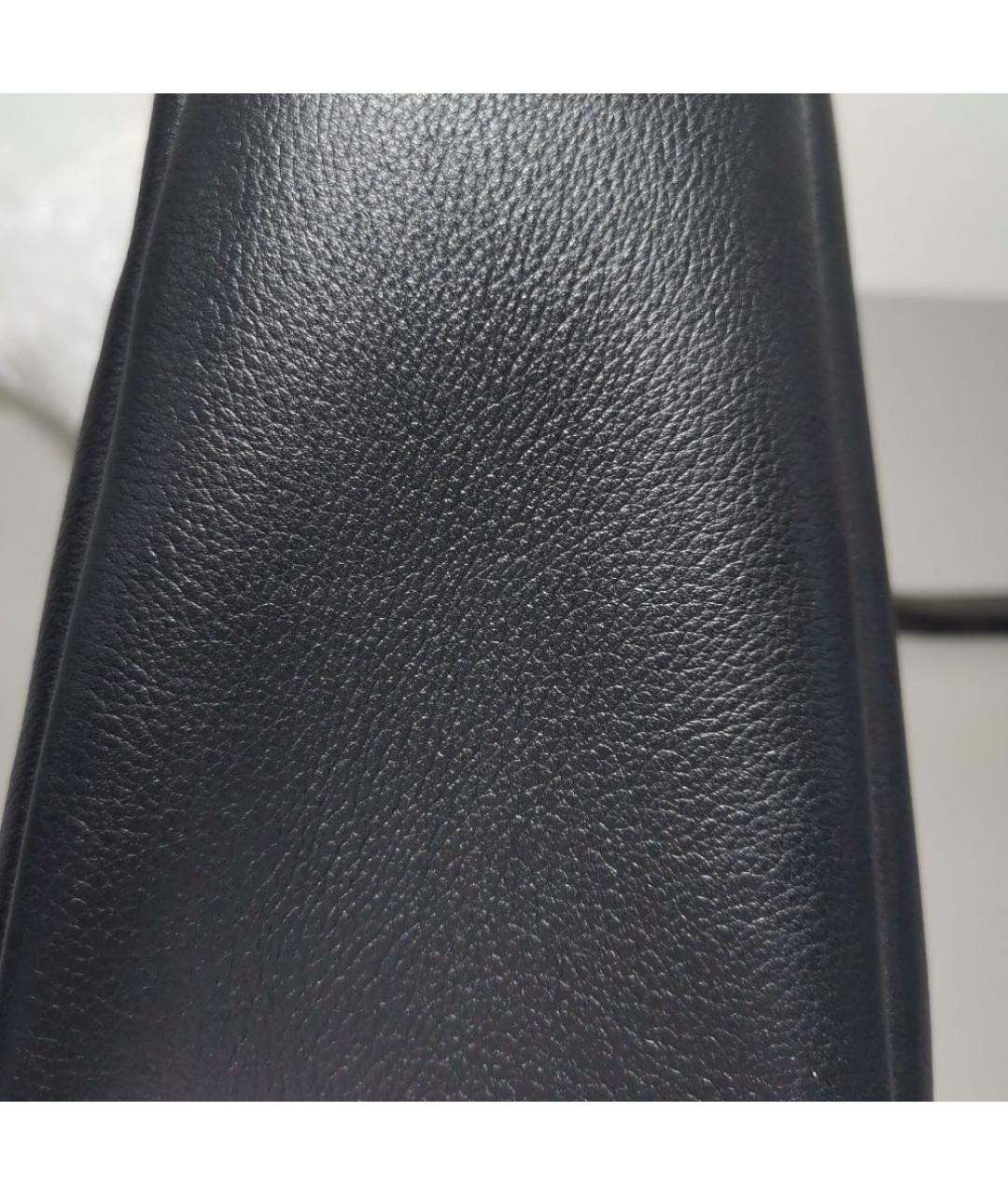 SAINT LAURENT Черная кожаная сумка через плечо, фото 5