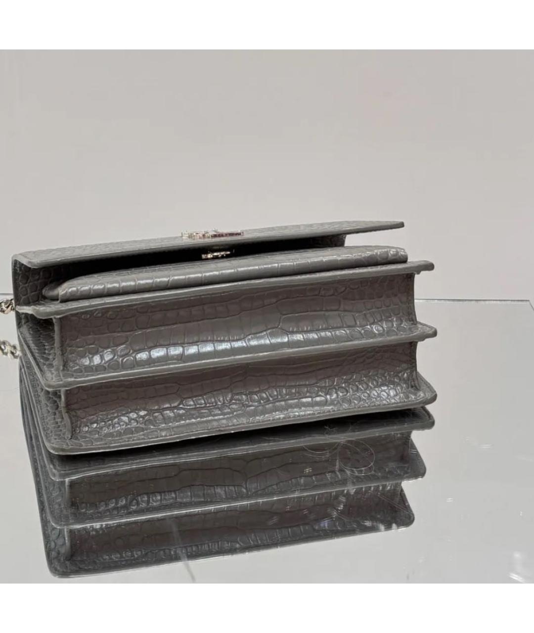 SAINT LAURENT Кожаная сумка через плечо, фото 3