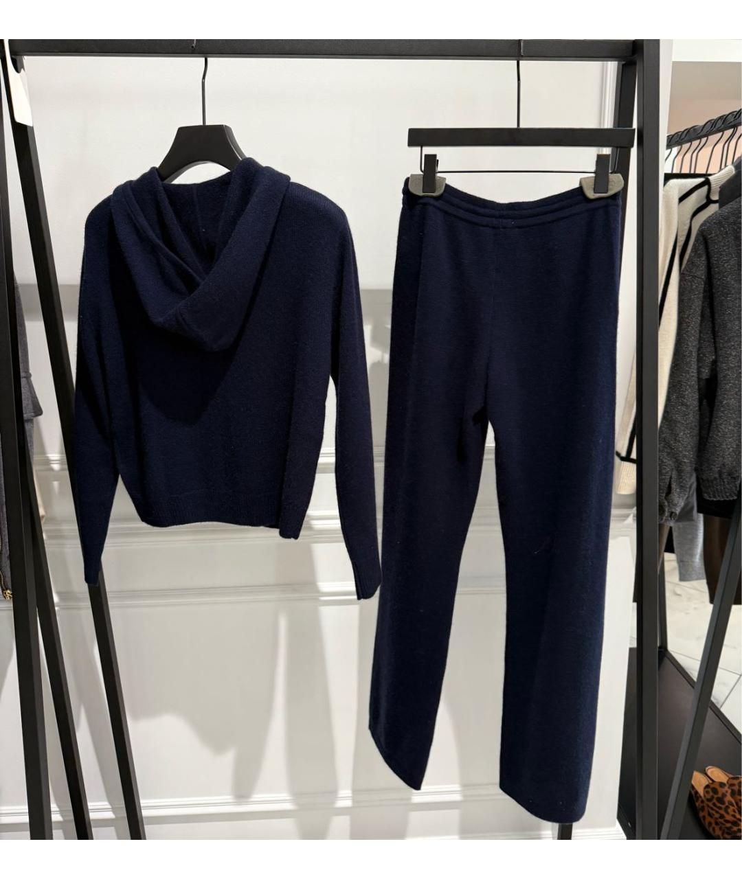 SPORTY AND RICH Темно-синий кашемировый спортивные костюмы, фото 4