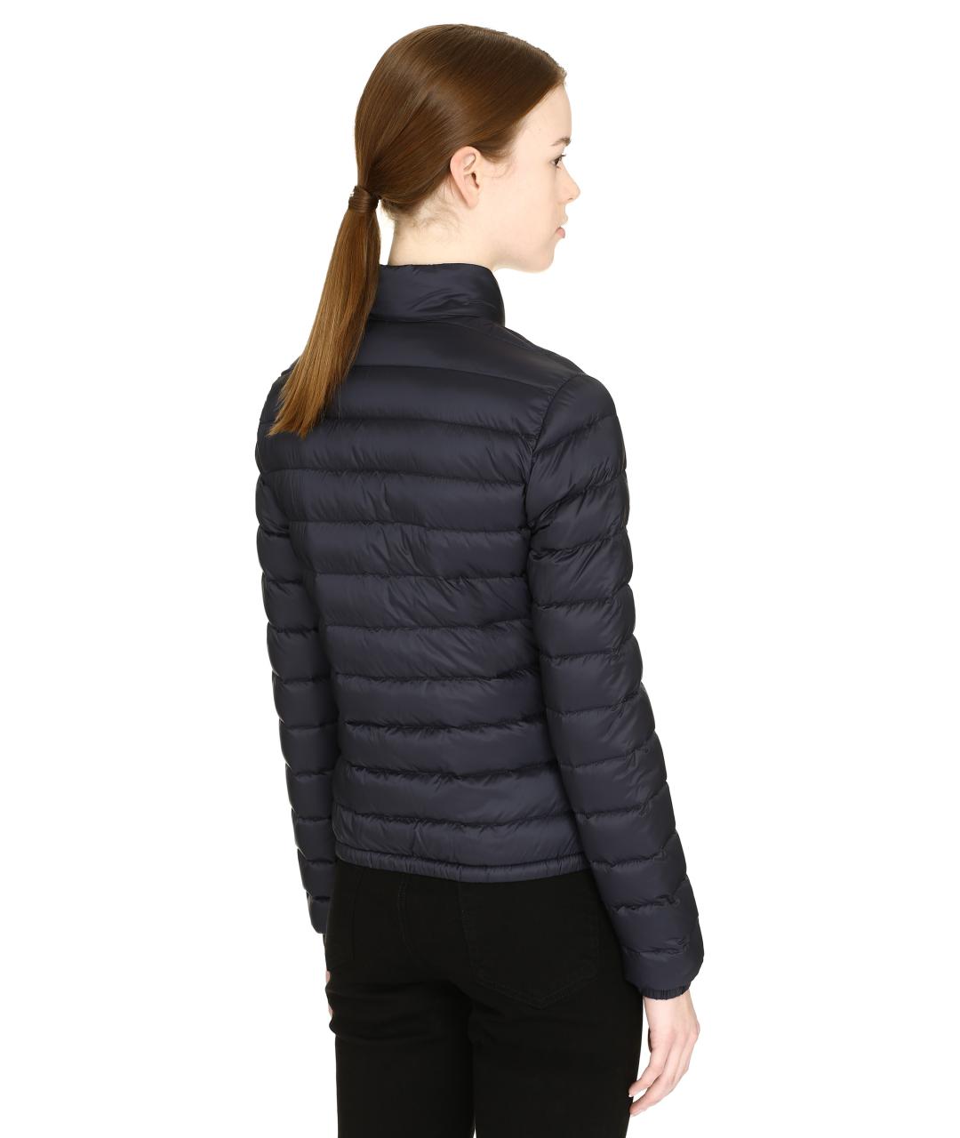 MONCLER Темно-синяя полиамидовая куртка, фото 4