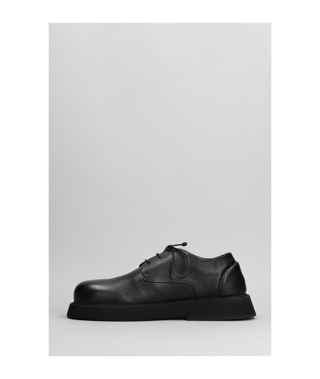 MARSELL Черные кожаные туфли, фото 3