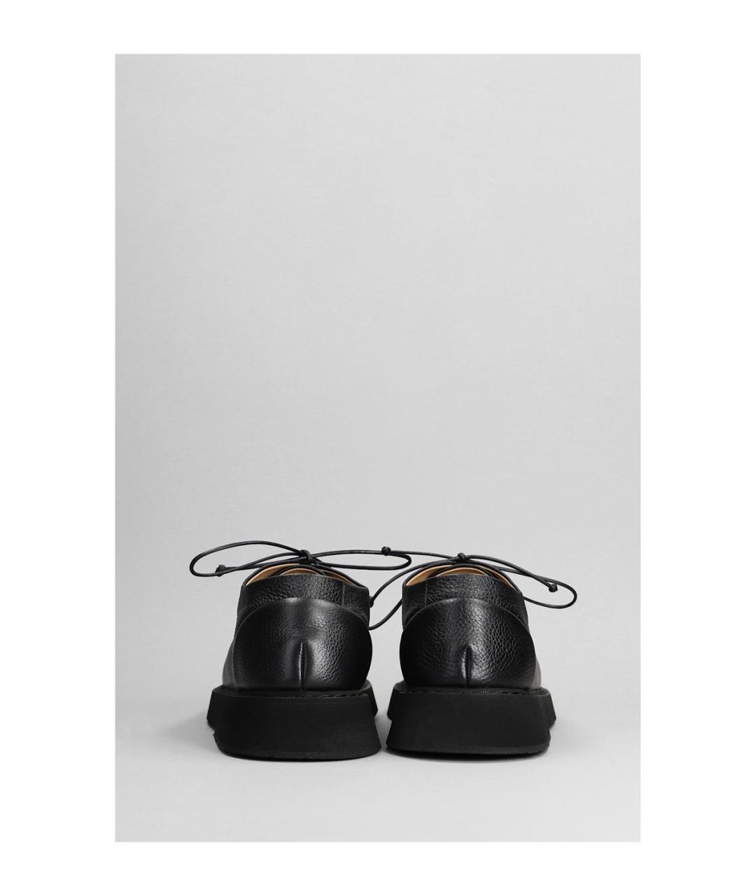 MARSELL Черные кожаные туфли, фото 4