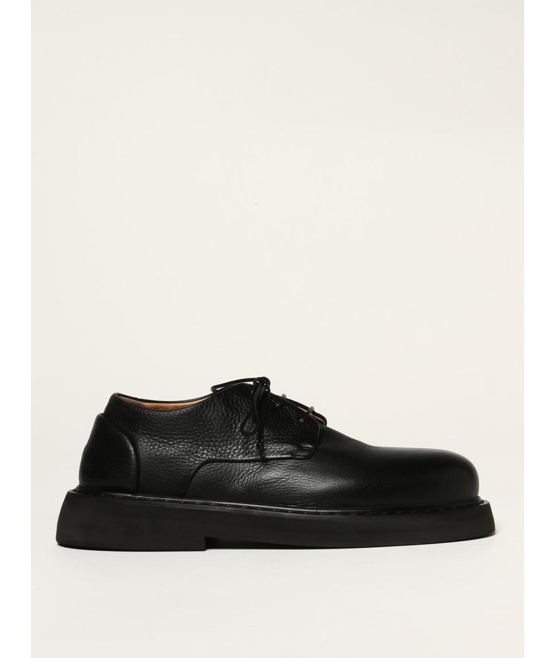 MARSELL Черные кожаные туфли, фото 5