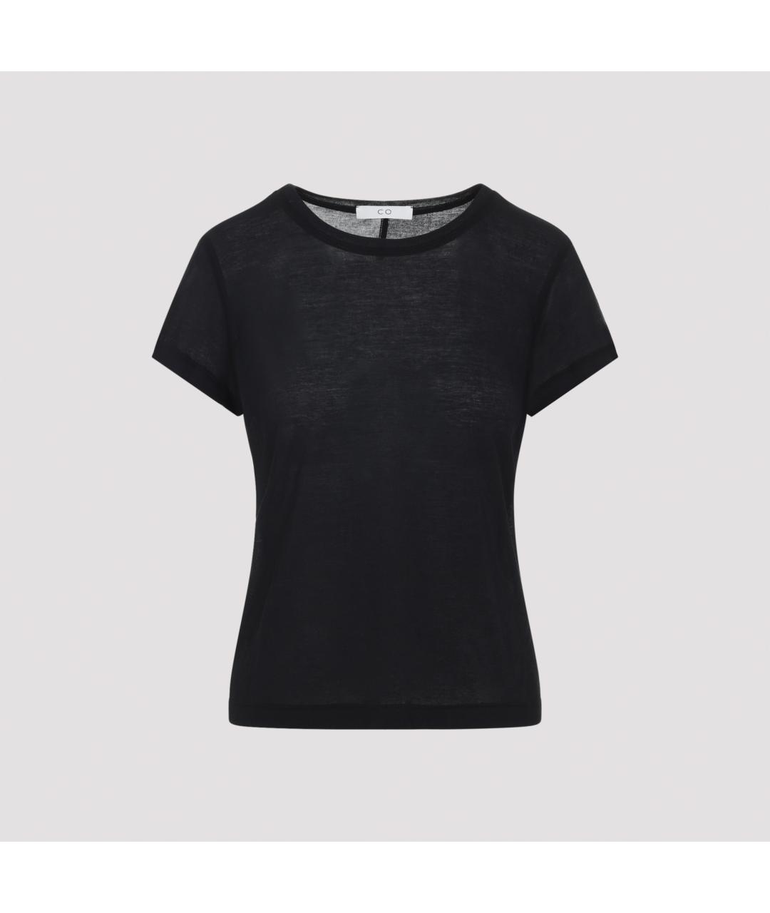 CO Черная хлопковая футболка, фото 2