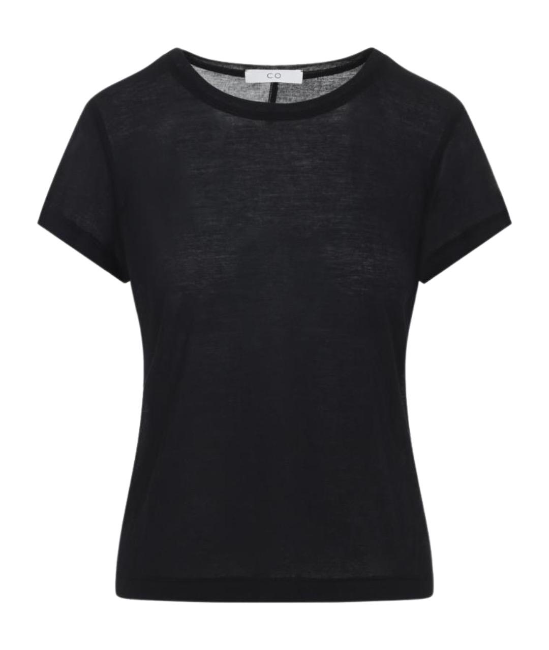 CO Черная хлопковая футболка, фото 1