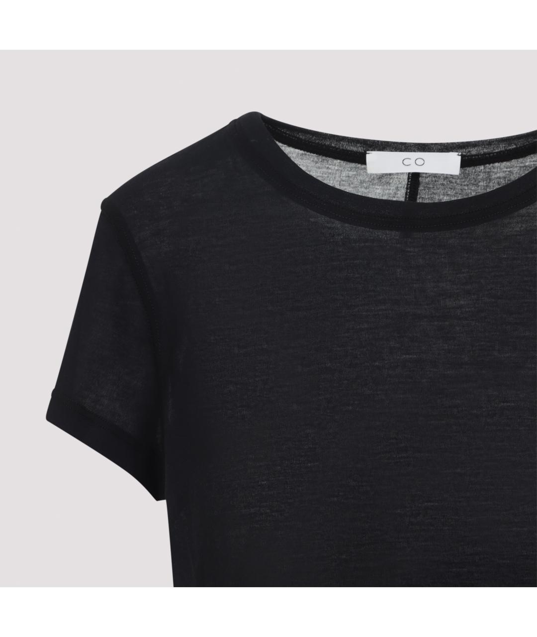 CO Черная хлопковая футболка, фото 4