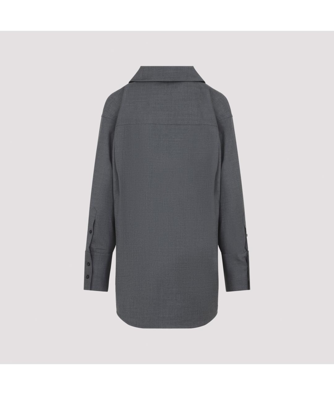 CO Серая шерстяная рубашка, фото 3