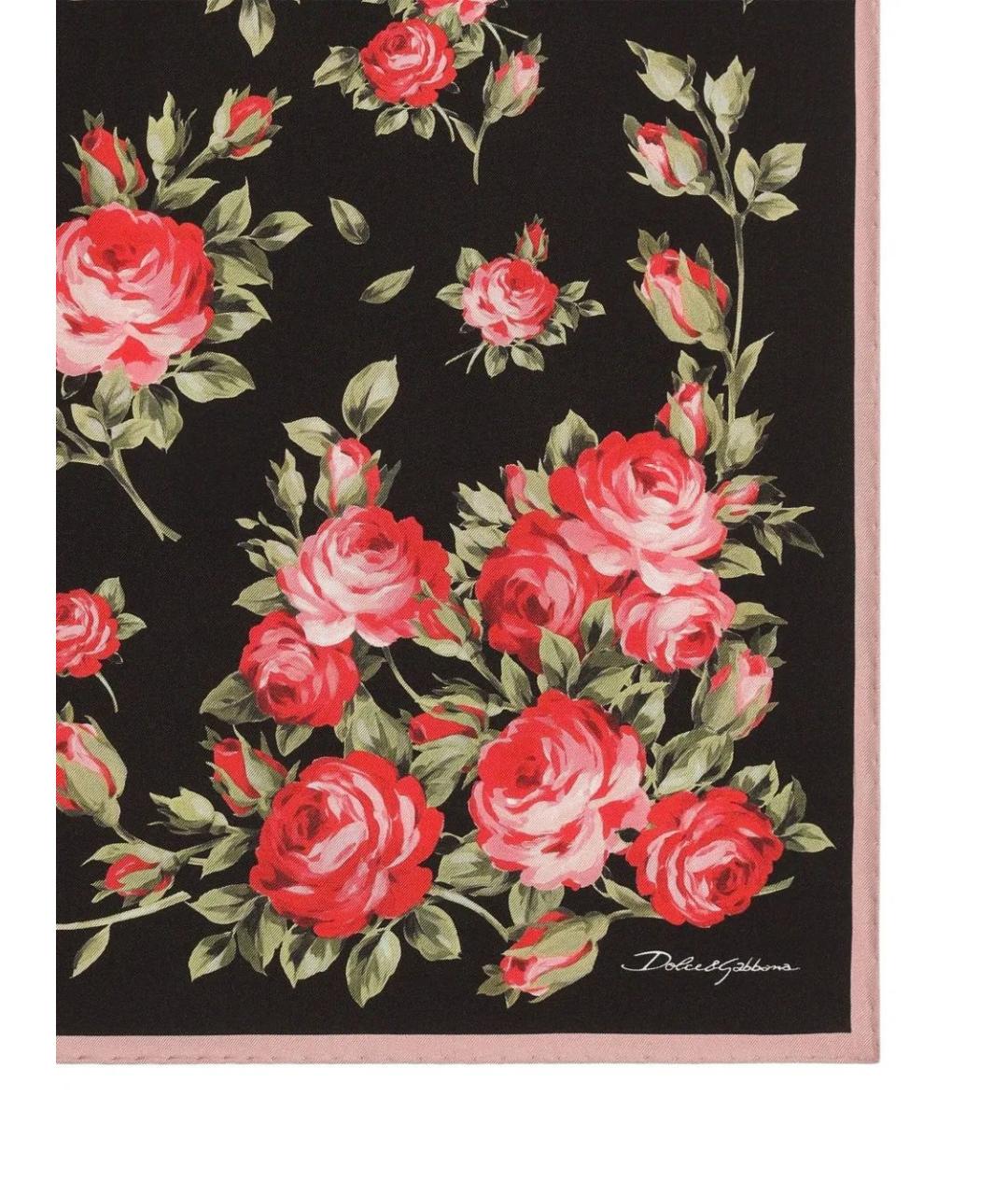 DOLCE&GABBANA Мульти шелковый платок, фото 2