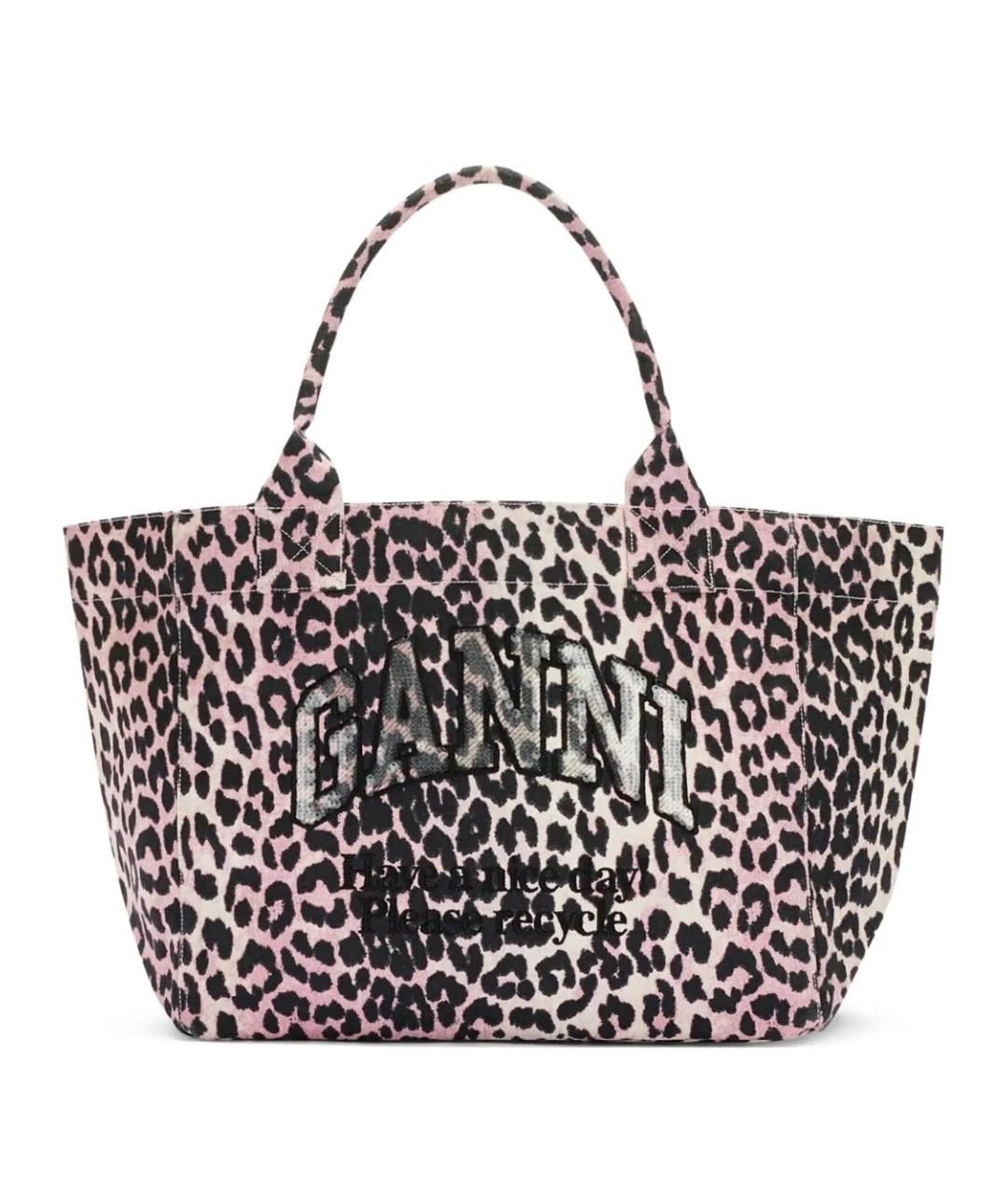 GANNI Мульти тканевая сумка тоут, фото 1