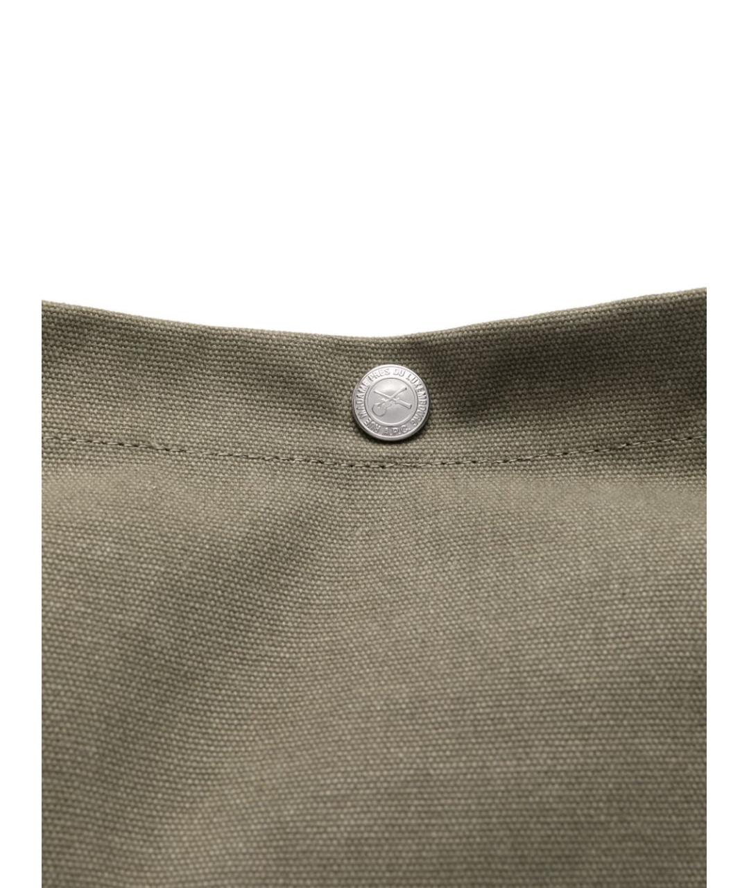 A.P.C. Хаки тканевая сумка через плечо, фото 5