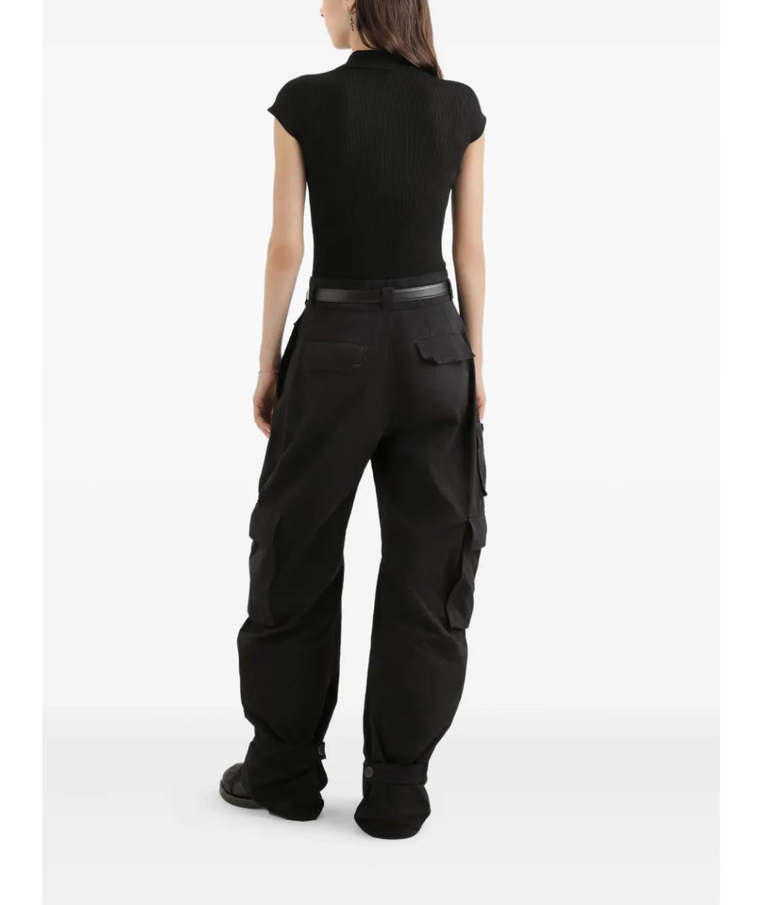 DOLCE&GABBANA Черная вискозная футболка, фото 3