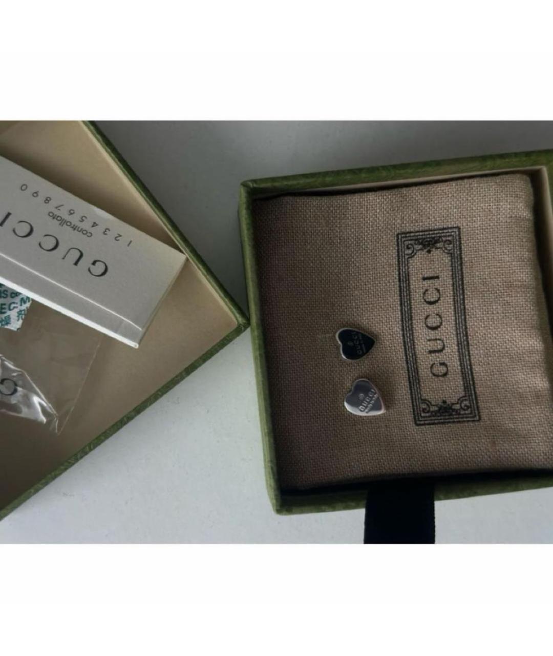 GUCCI Серебряные серебряные серьги, фото 5