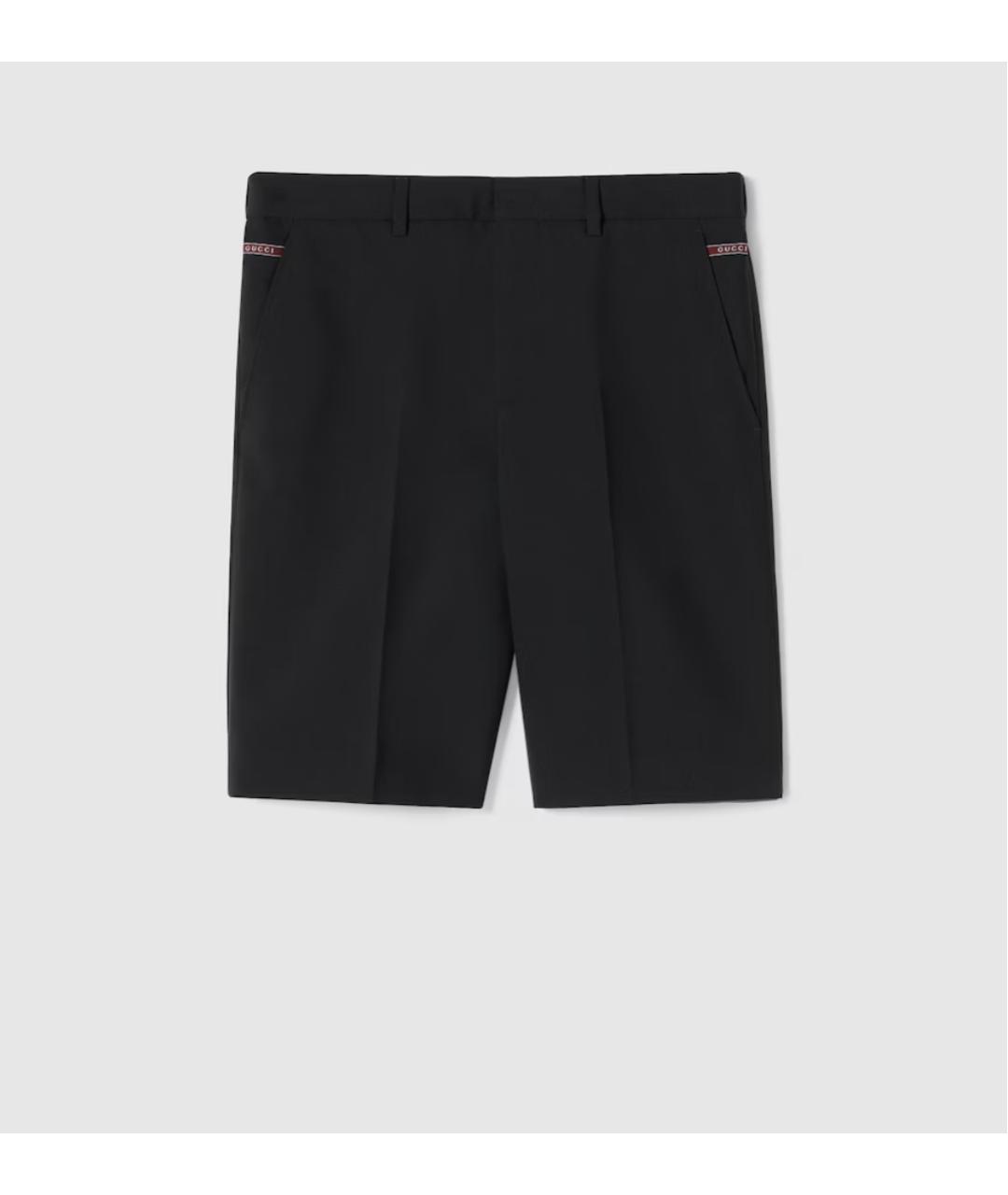 GUCCI Темно-синие шерстяные шорты, фото 5