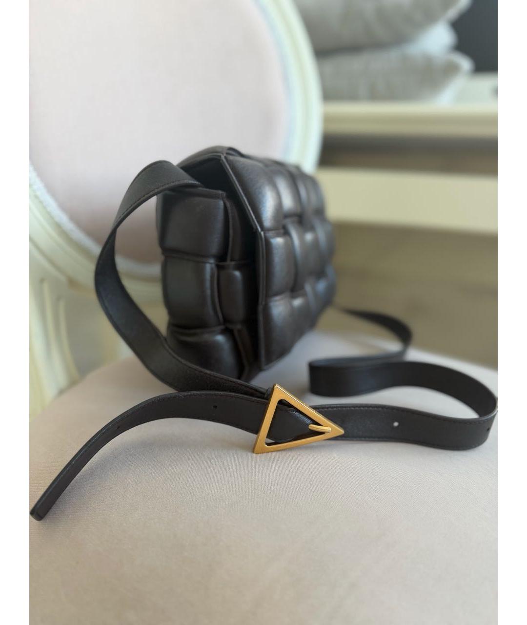 BOTTEGA VENETA Коричневая кожаная сумка через плечо, фото 2