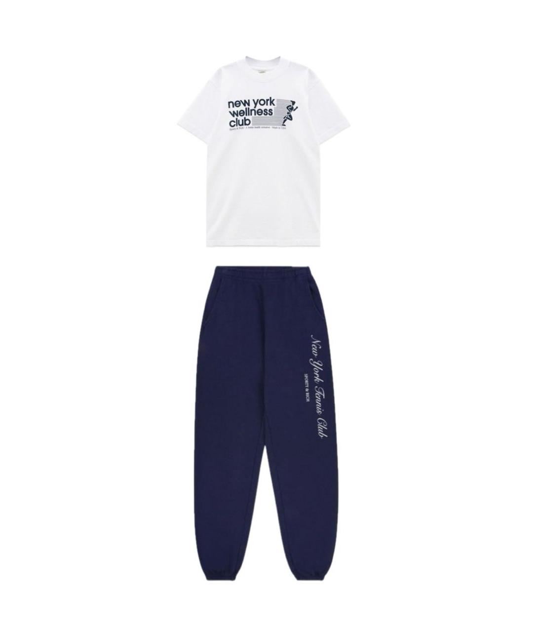 SPORTY AND RICH Хлопковый спортивные костюмы, фото 1