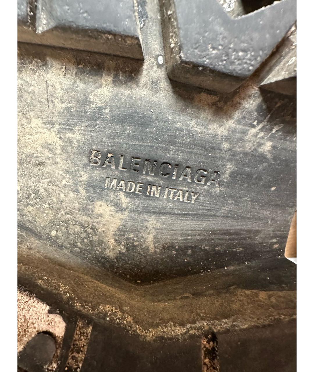 BALENCIAGA Черные кожаные туфли, фото 7