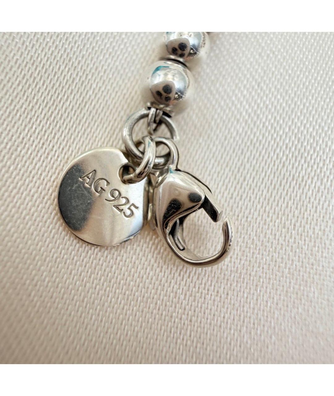 TIFFANY&CO Красный серебряный браслет, фото 6