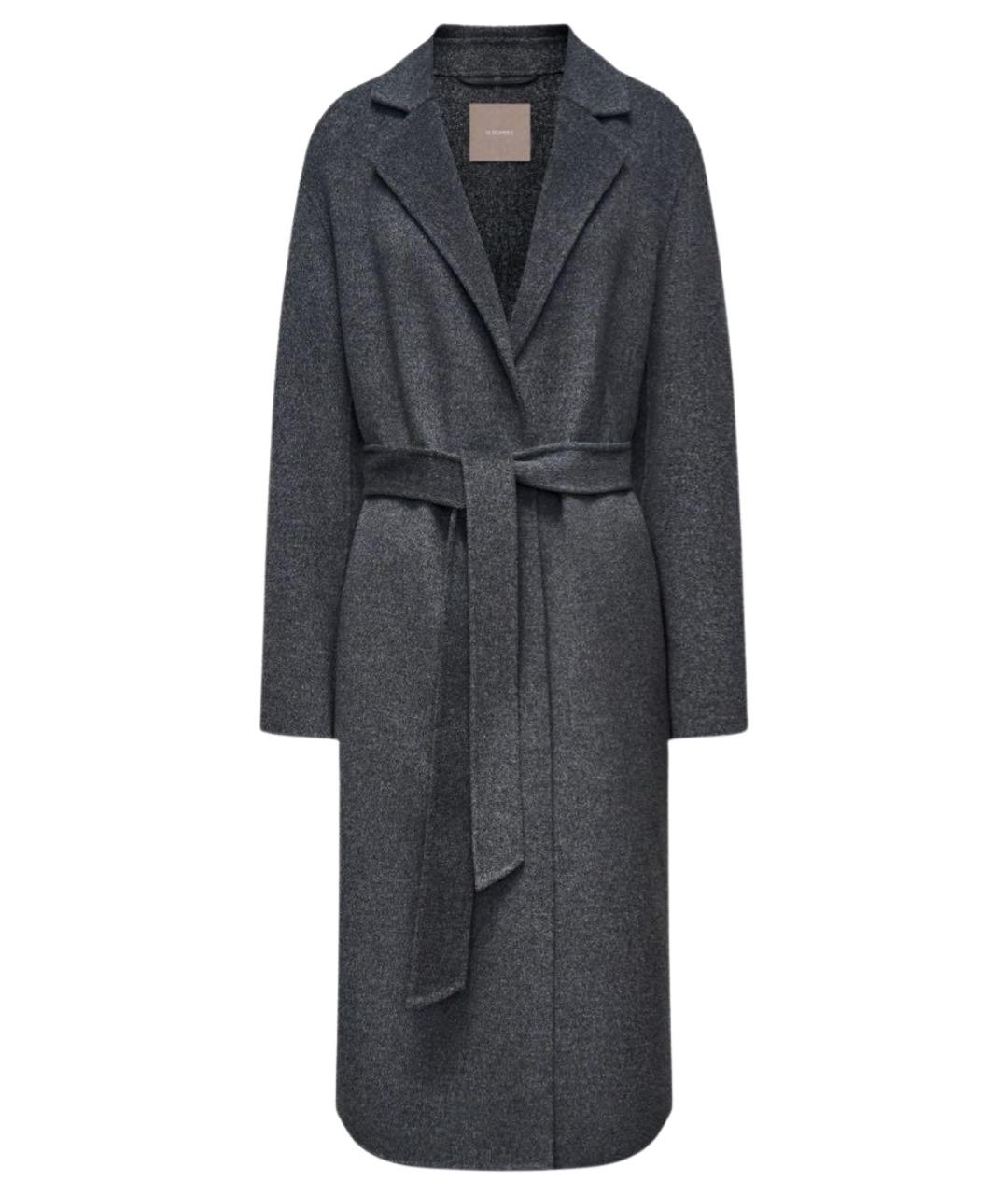 12 STOREEZ Серое шерстяное пальто, фото 1