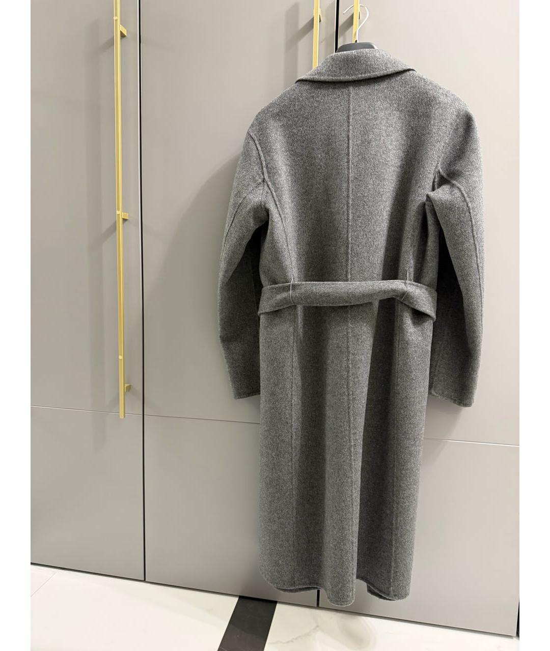 12 STOREEZ Серое шерстяное пальто, фото 5