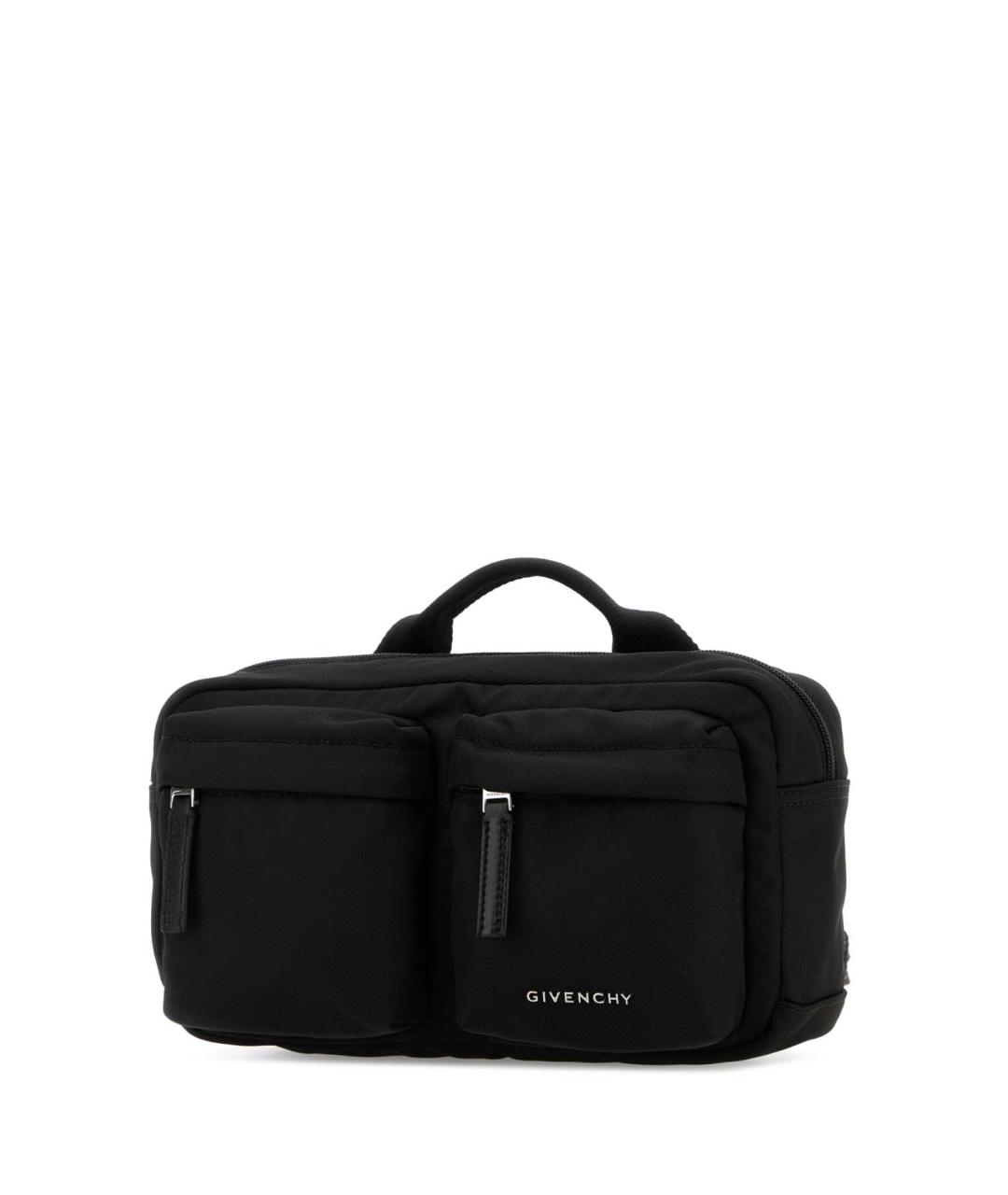 GIVENCHY Черная синтетическая барсетка, фото 2