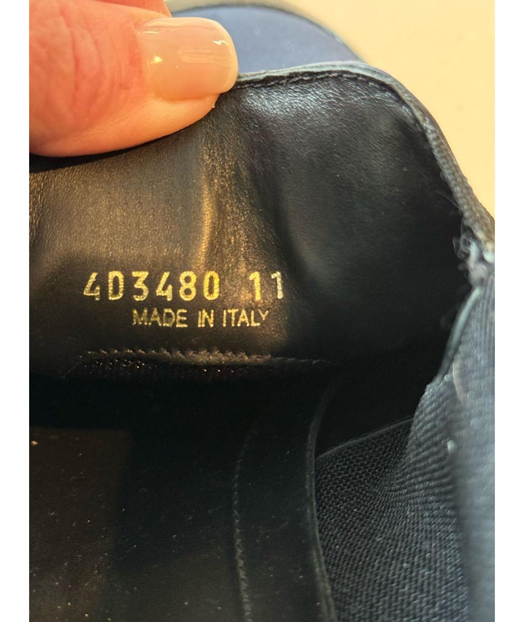 PRADA Темно-синие лоферы, фото 7