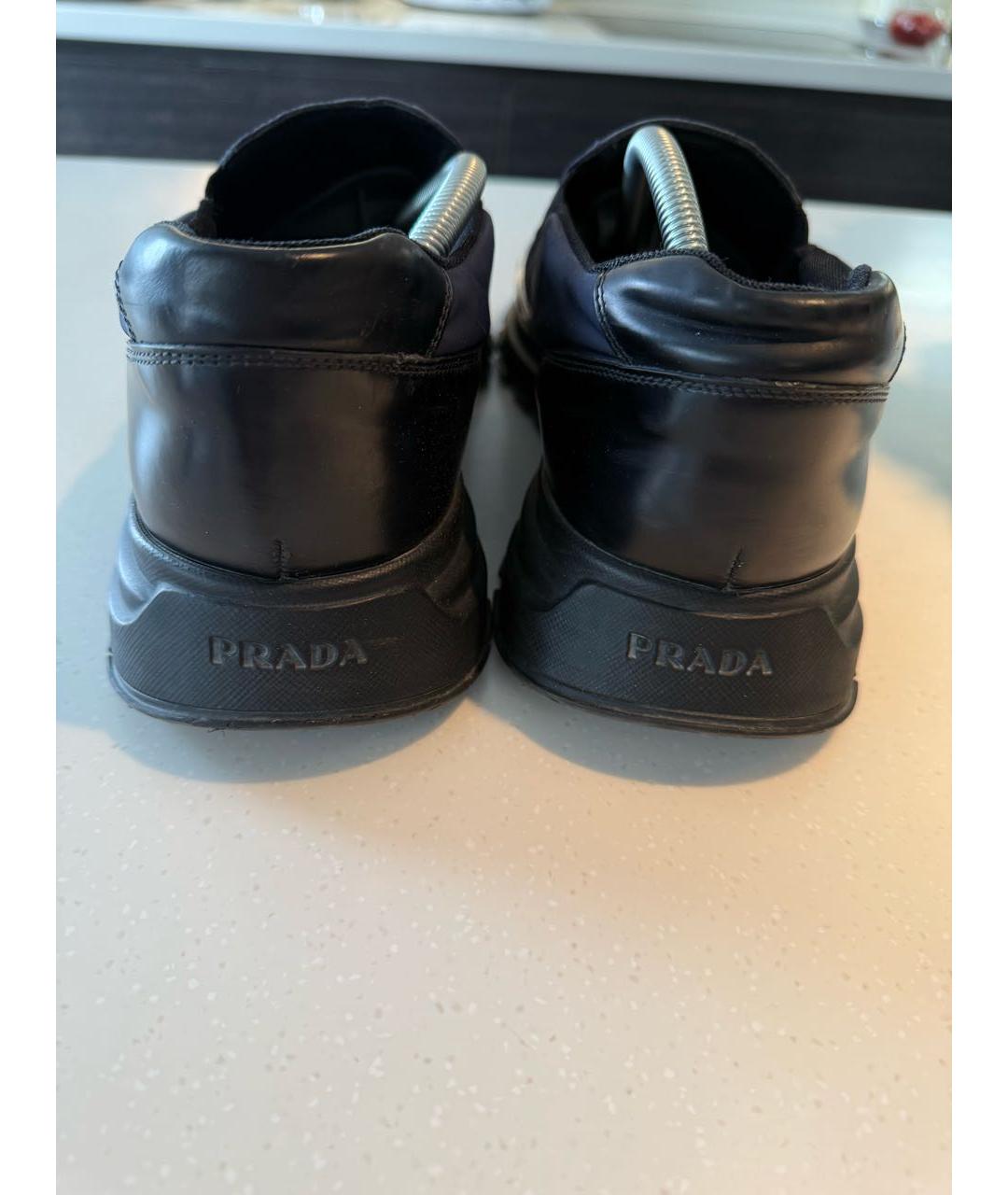 PRADA Темно-синие лоферы, фото 3