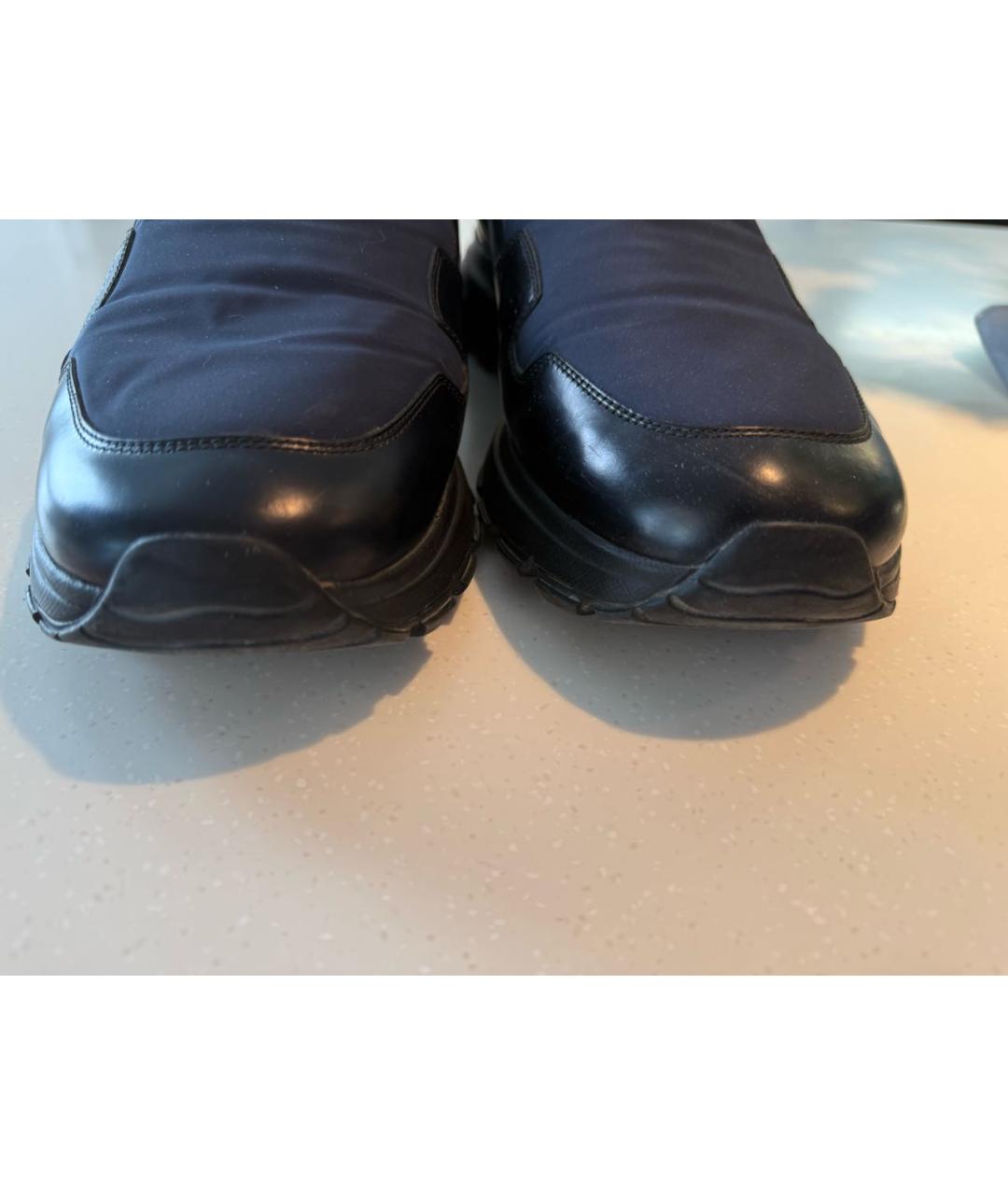 PRADA Темно-синие лоферы, фото 6