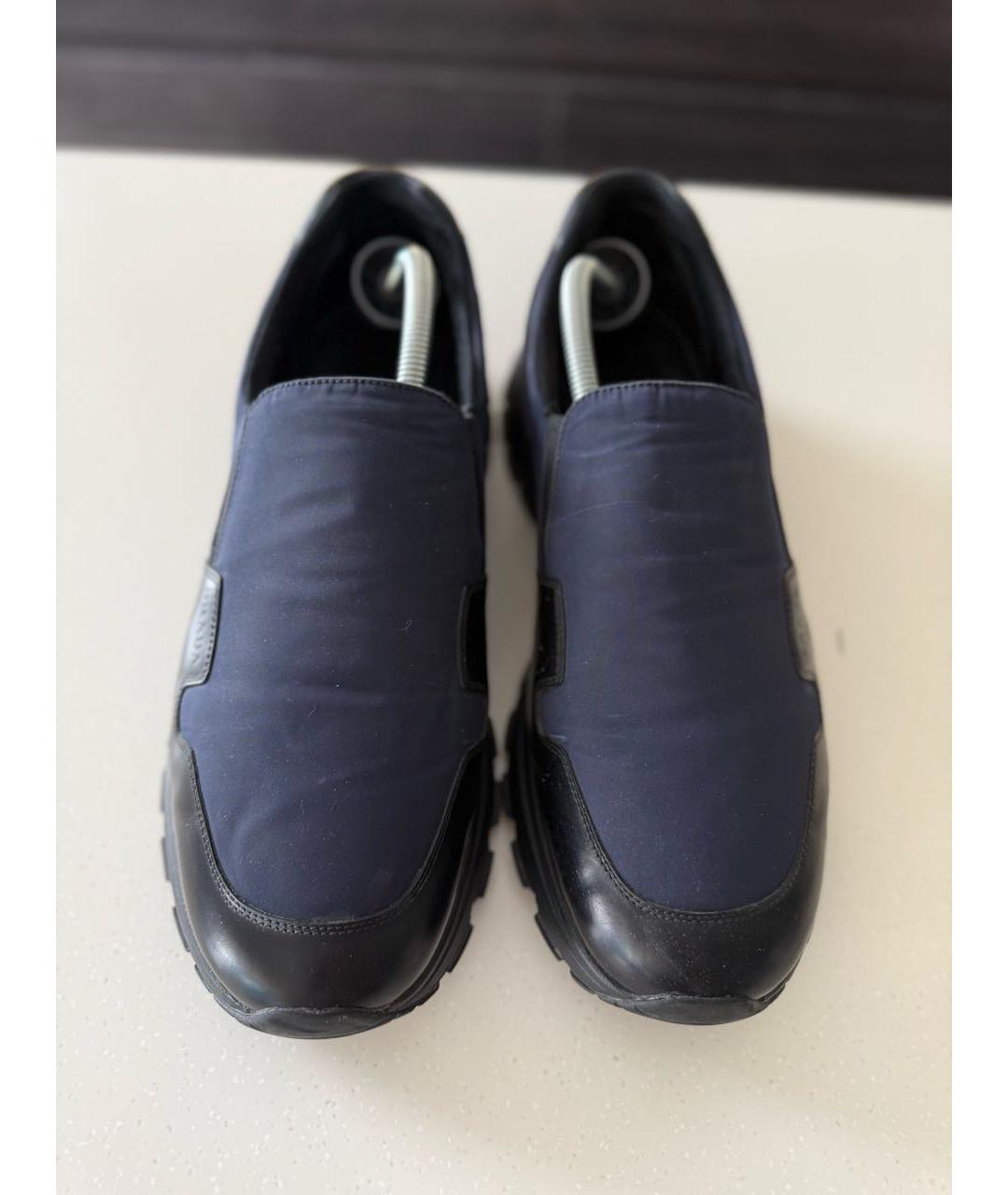 PRADA Темно-синие лоферы, фото 2