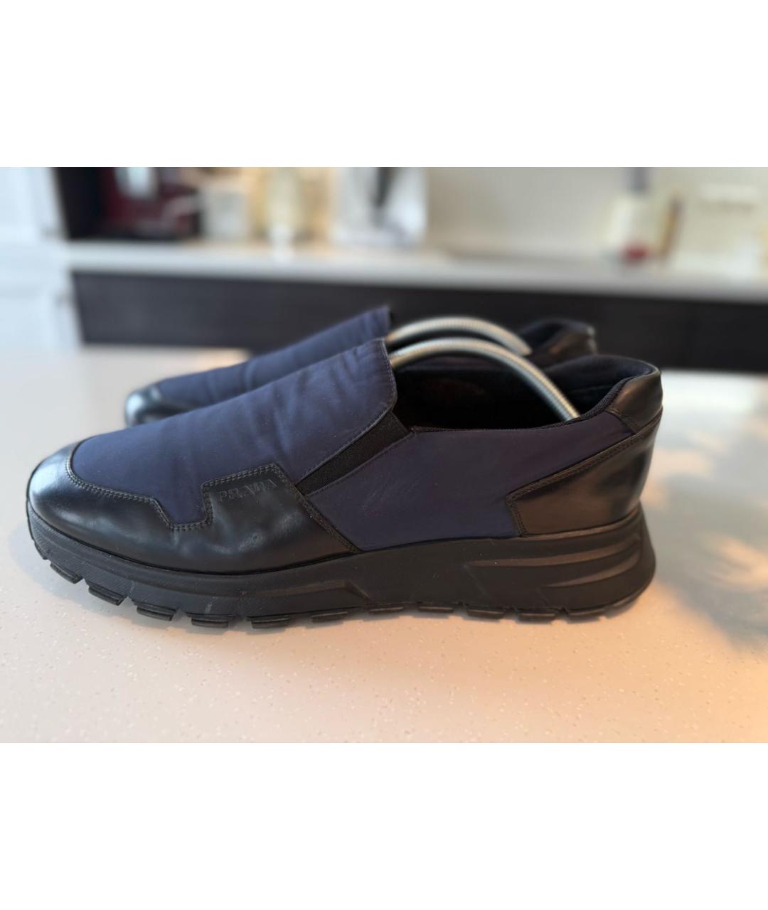 PRADA Темно-синие лоферы, фото 9