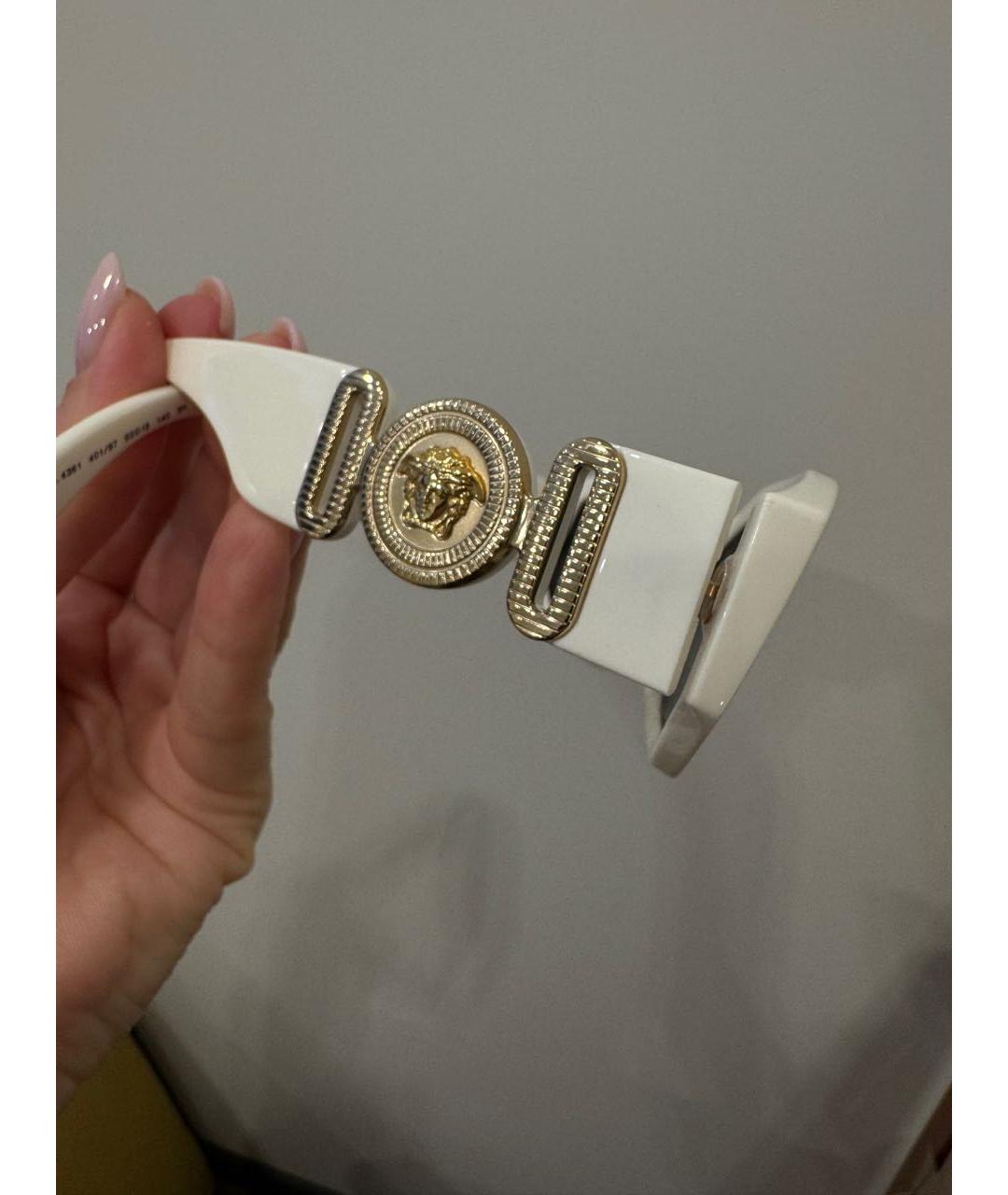 VERSUS VERSACE Белые пластиковые солнцезащитные очки, фото 3