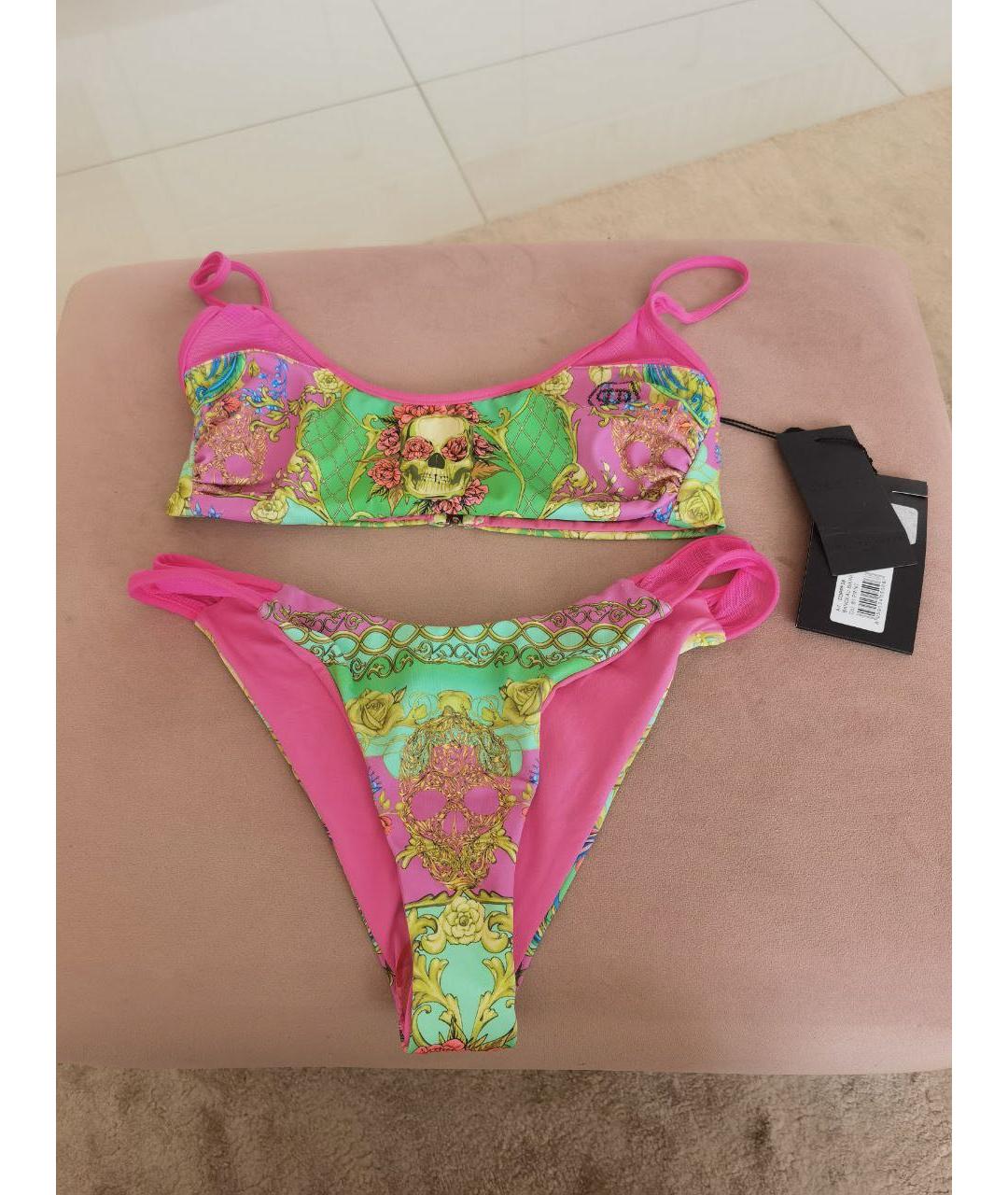 PHILIPP PLEIN Мульти полиэстеровый купальник, фото 4