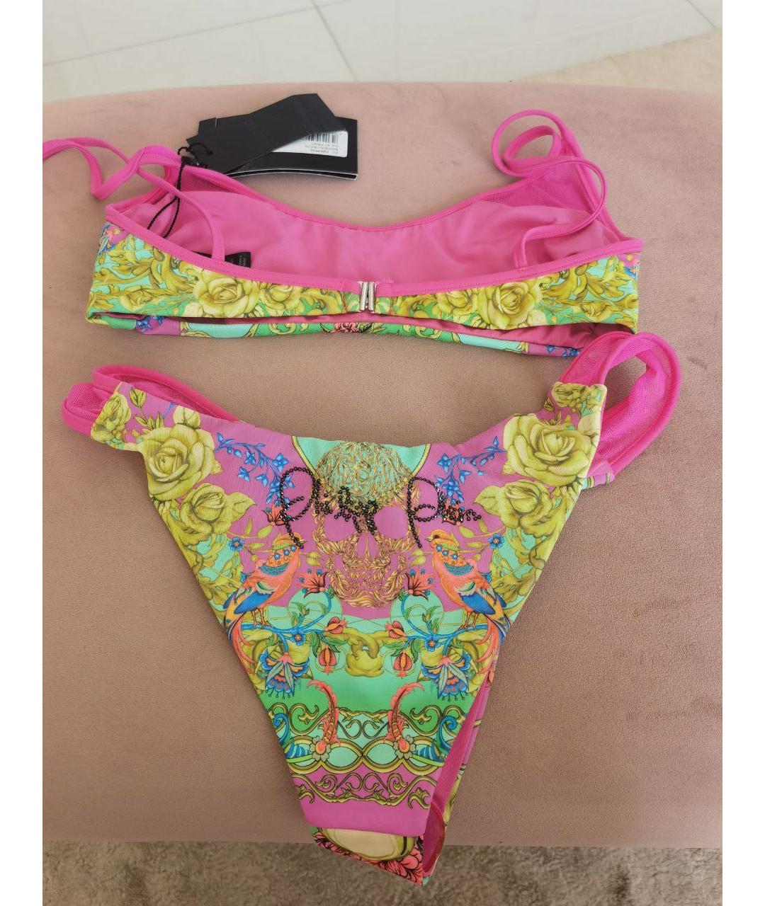 PHILIPP PLEIN Мульти полиэстеровый купальник, фото 3