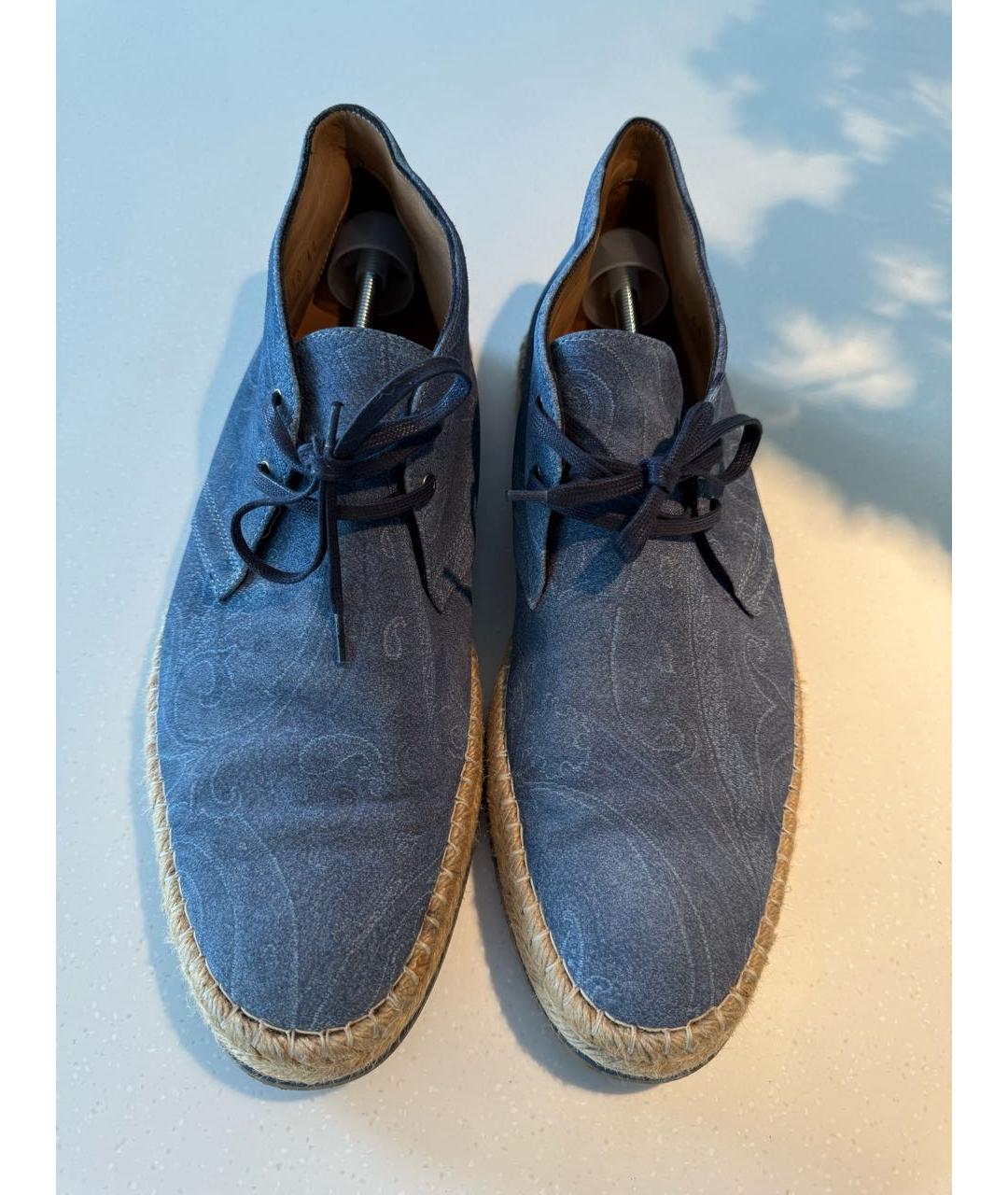 ETRO Голубые замшевые эспадрильи, фото 2