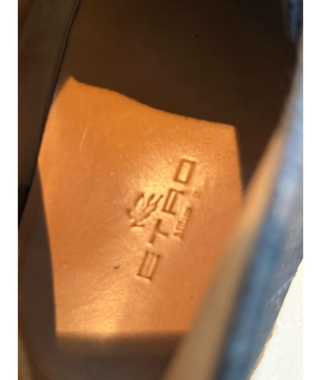 ETRO Голубые замшевые эспадрильи, фото 6