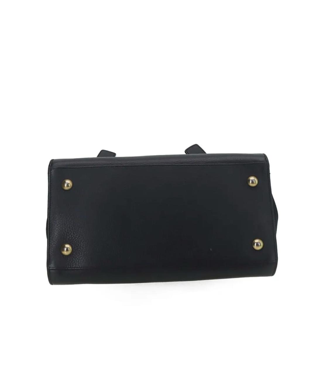 SAINT LAURENT Черная кожаная сумка через плечо, фото 4