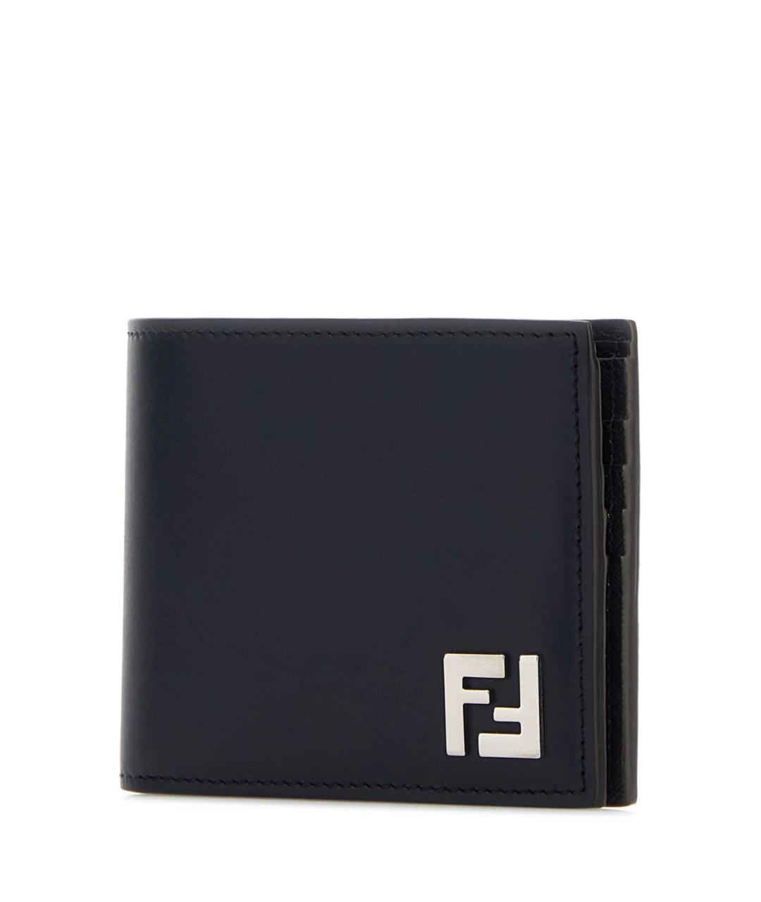 FENDI Синий кожаный кошелек, фото 2