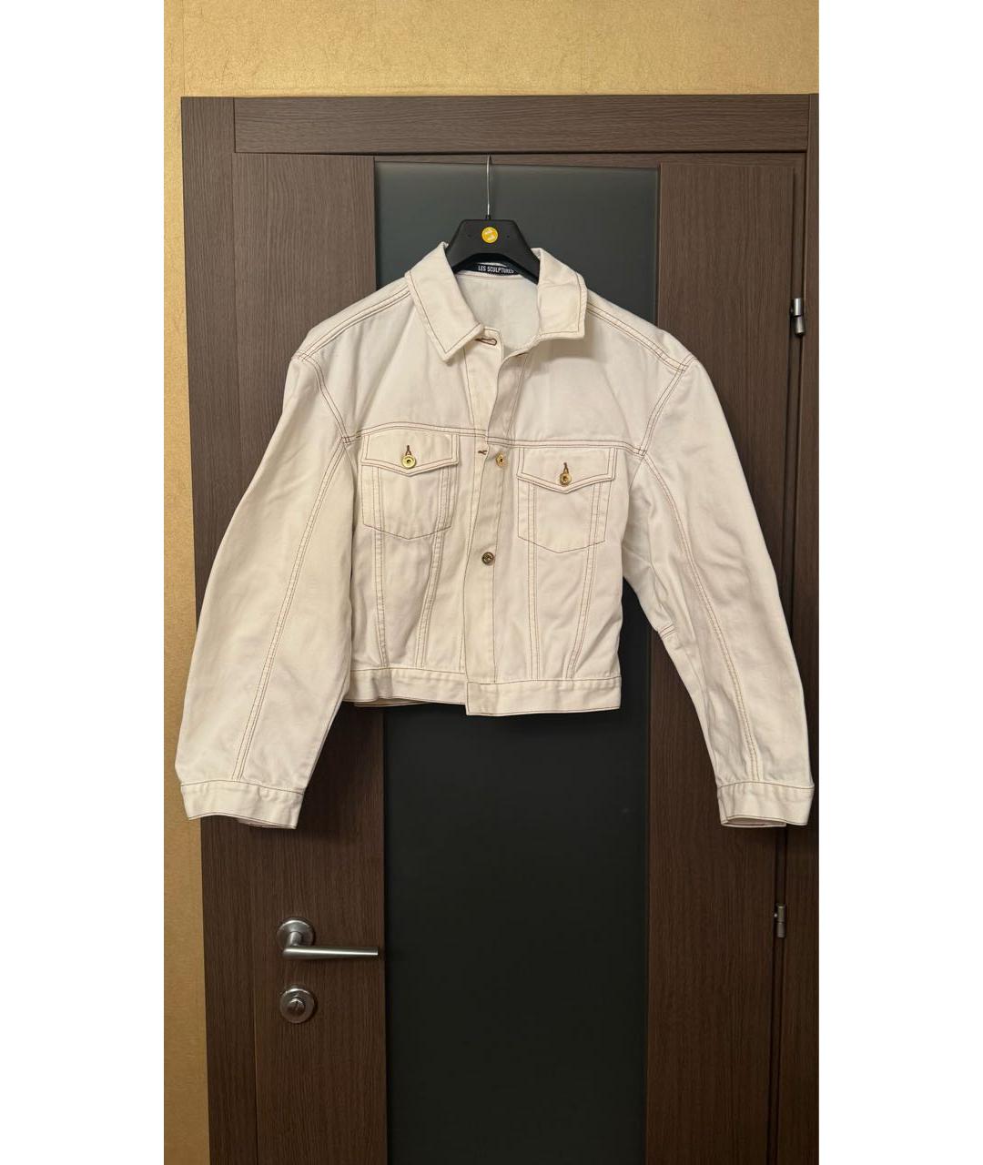 JACQUEMUS Белый деним костюм с брюками, фото 2