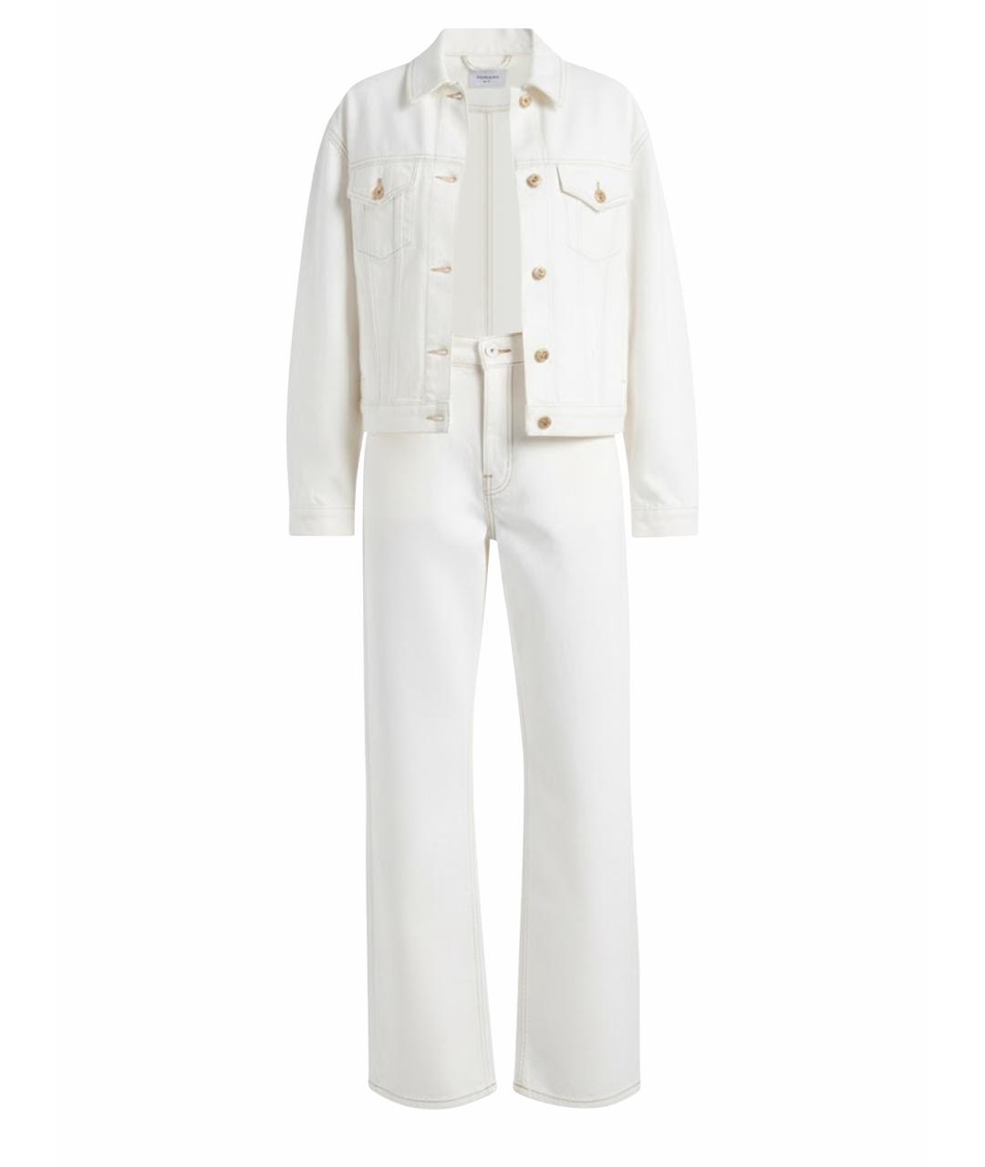 JACQUEMUS Белый деним костюм с брюками, фото 1
