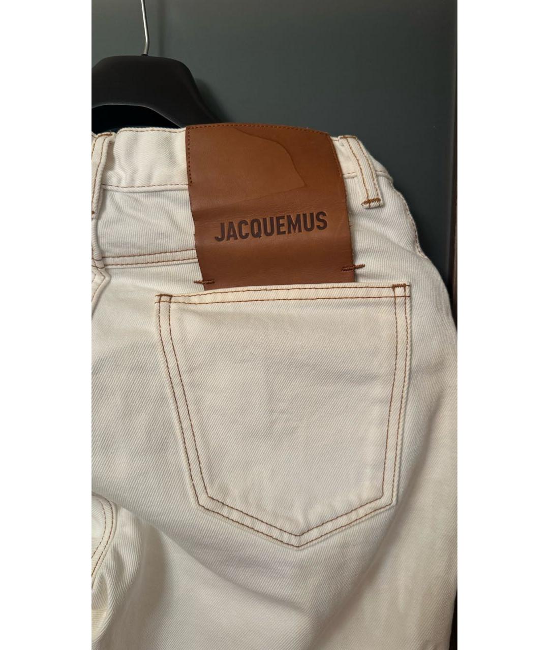 JACQUEMUS Белый деним костюм с брюками, фото 5
