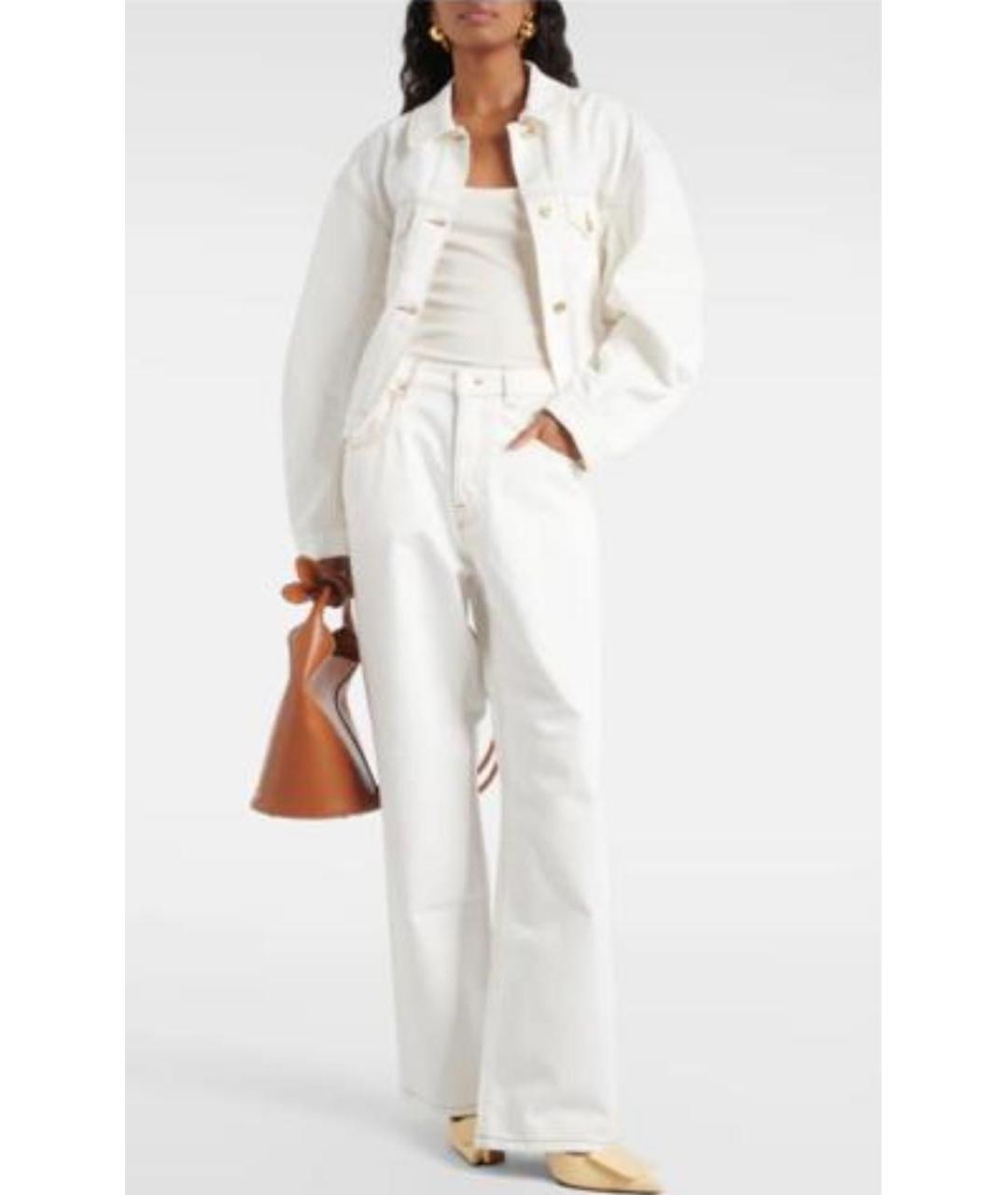 JACQUEMUS Белый деним костюм с брюками, фото 9