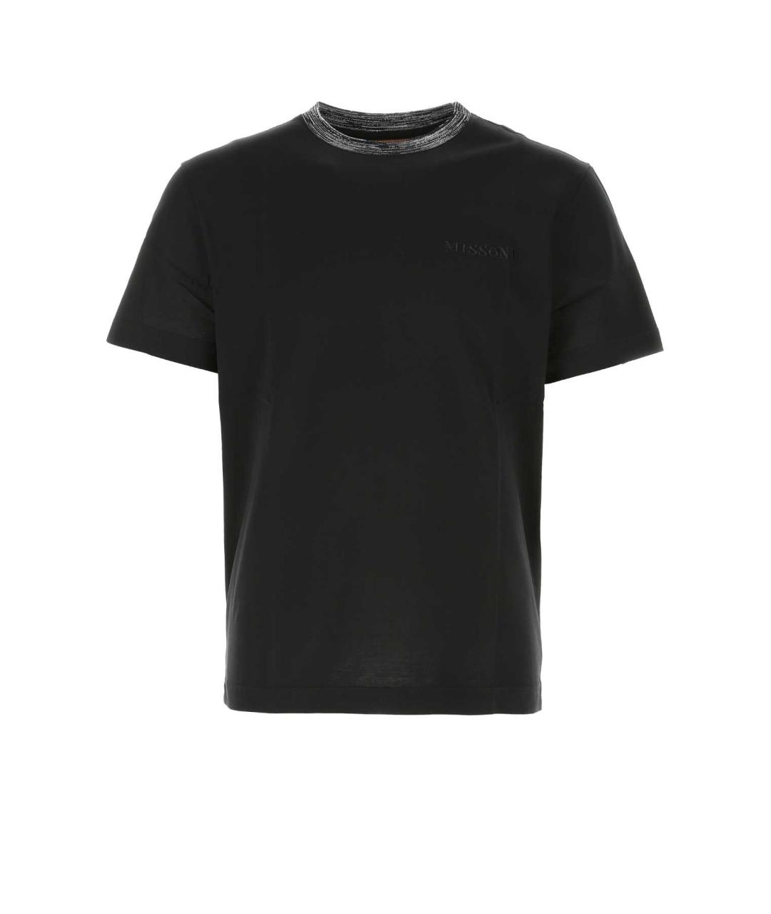 MISSONI Черная хлопковая футболка, фото 1