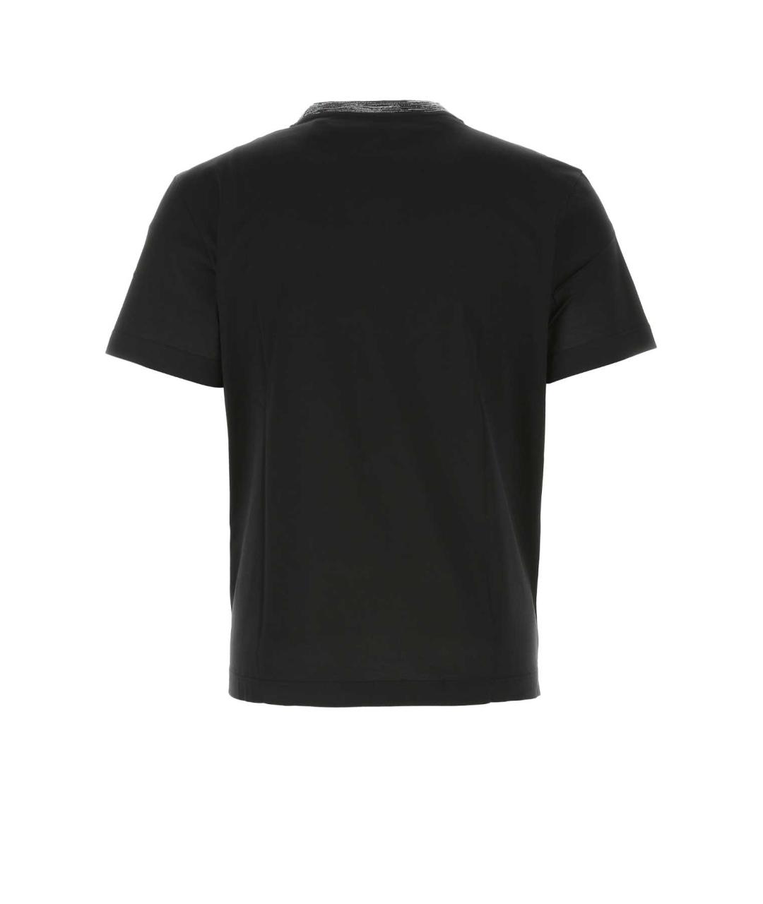 MISSONI Черная хлопковая футболка, фото 2