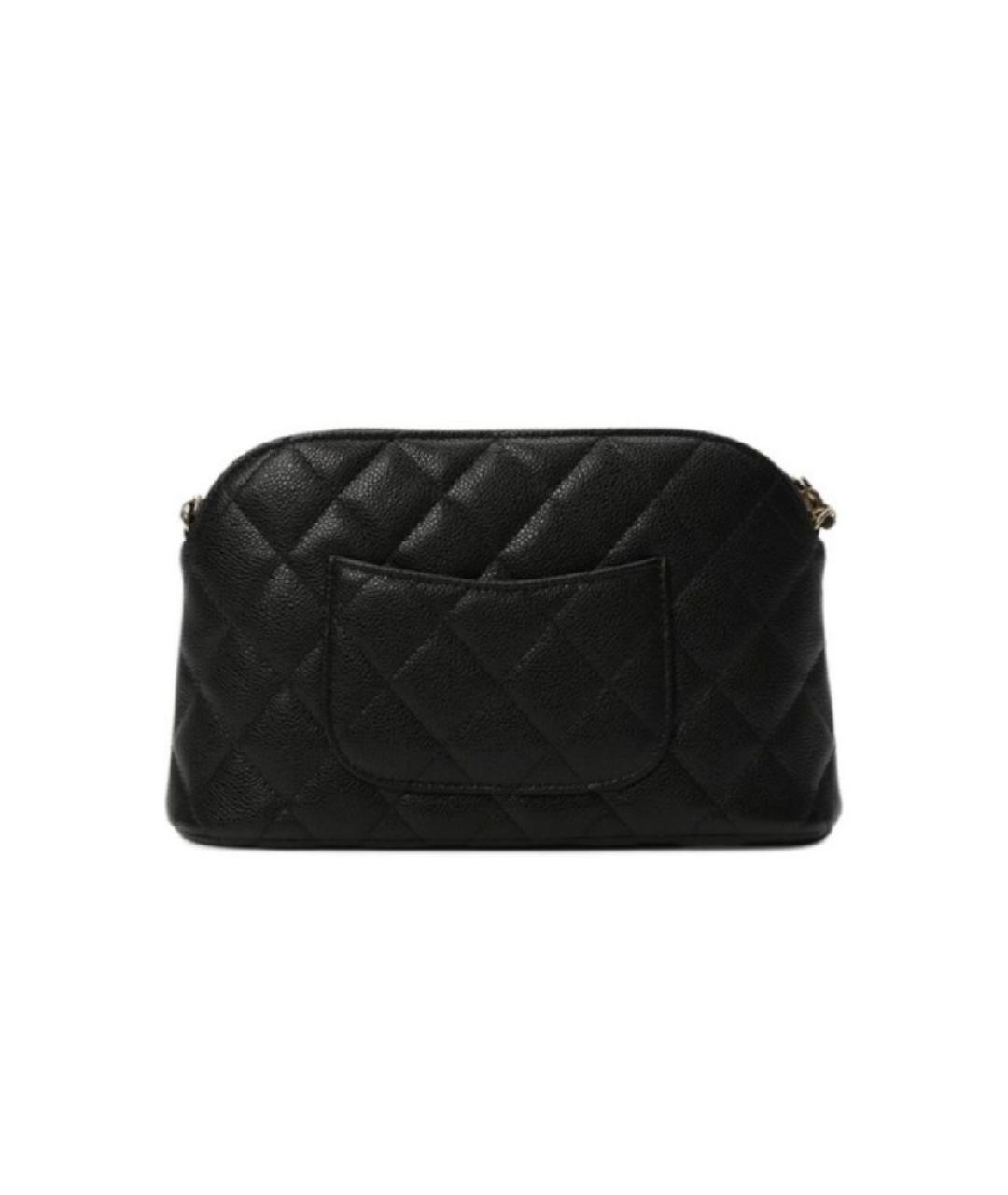 CHANEL Черная кожаная сумка через плечо, фото 3