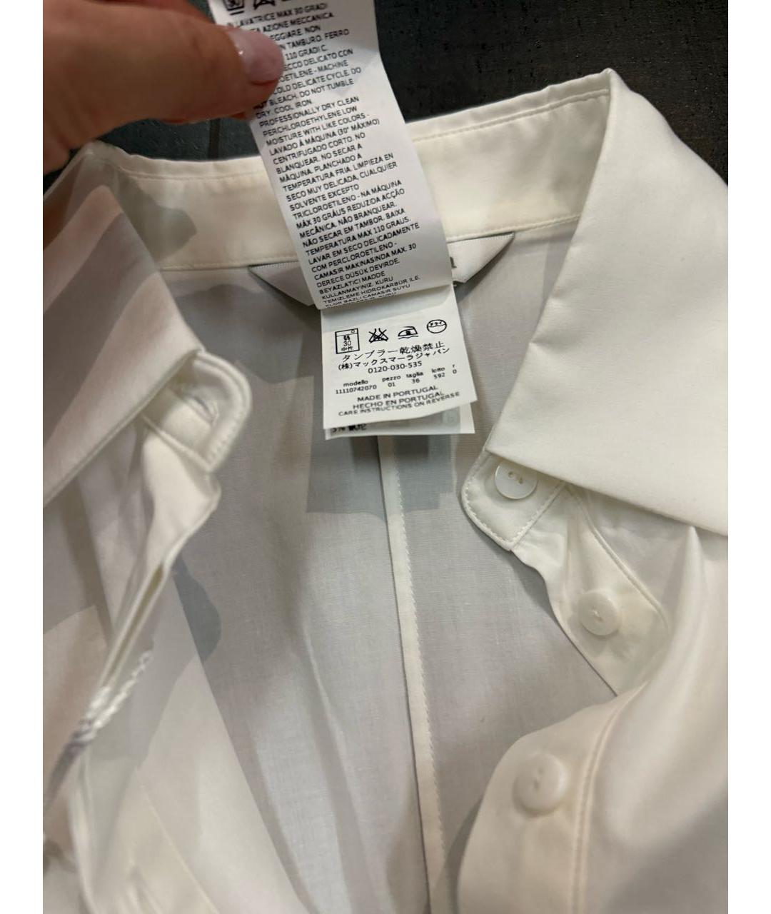 LOUIS VUITTON Белая хлопковая рубашка, фото 4