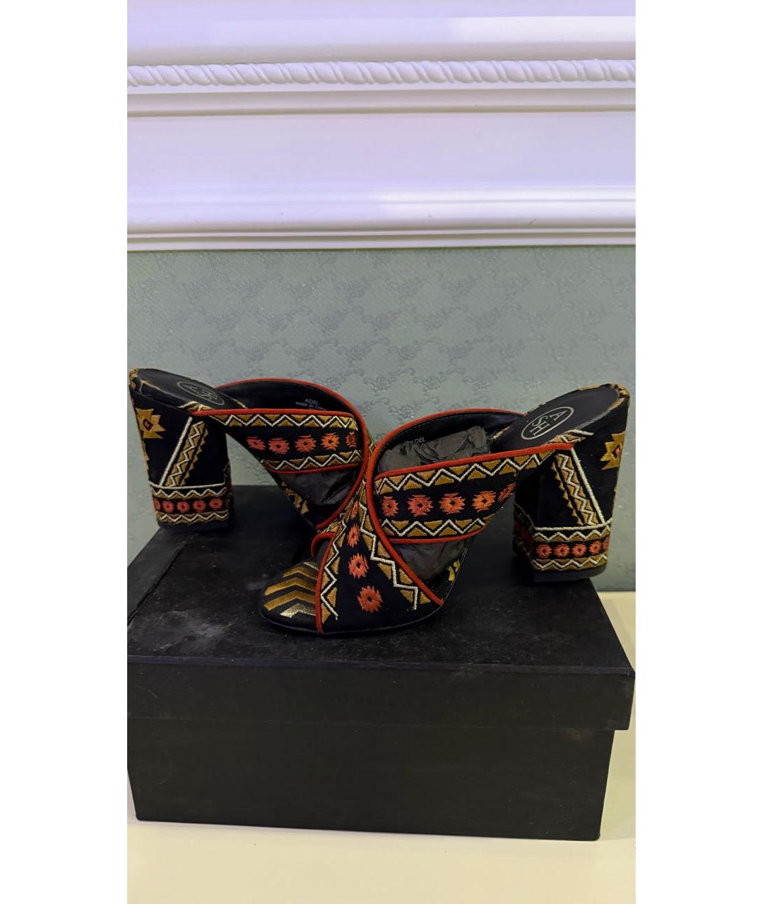 ASH Мульти текстильные мюли, фото 5