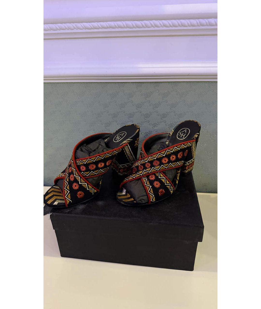 ASH Мульти текстильные мюли, фото 3